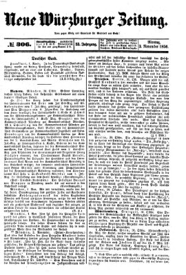 Neue Würzburger Zeitung Montag 3. November 1856