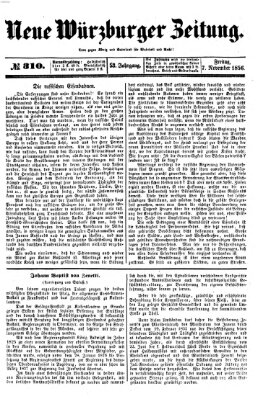 Neue Würzburger Zeitung Freitag 7. November 1856