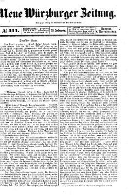 Neue Würzburger Zeitung Samstag 8. November 1856