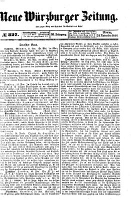 Neue Würzburger Zeitung Montag 24. November 1856