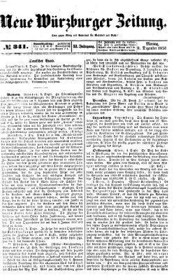 Neue Würzburger Zeitung Montag 8. Dezember 1856