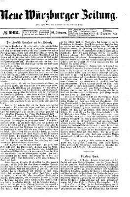 Neue Würzburger Zeitung Dienstag 9. Dezember 1856