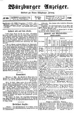 Würzburger Anzeiger (Neue Würzburger Zeitung) Samstag 3. Mai 1856