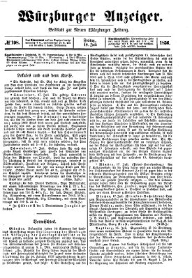 Würzburger Anzeiger (Neue Würzburger Zeitung) Freitag 18. Juli 1856