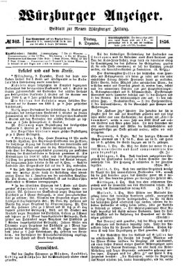 Würzburger Anzeiger (Neue Würzburger Zeitung) Dienstag 9. Dezember 1856