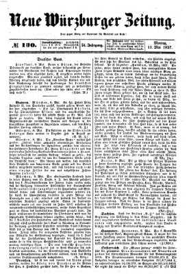 Neue Würzburger Zeitung Montag 11. Mai 1857