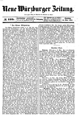 Neue Würzburger Zeitung Samstag 16. Mai 1857