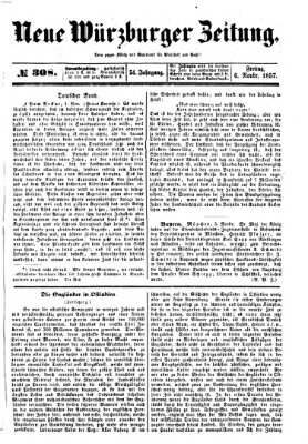 Neue Würzburger Zeitung Freitag 6. November 1857