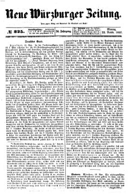 Neue Würzburger Zeitung Montag 23. November 1857