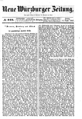 Neue Würzburger Zeitung Freitag 11. Dezember 1857