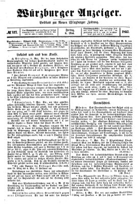 Würzburger Anzeiger (Neue Würzburger Zeitung) Freitag 8. Mai 1857