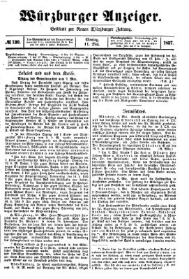 Würzburger Anzeiger (Neue Würzburger Zeitung) Montag 11. Mai 1857