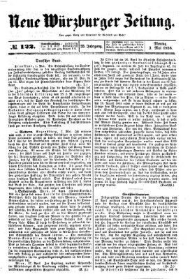 Neue Würzburger Zeitung Montag 3. Mai 1858