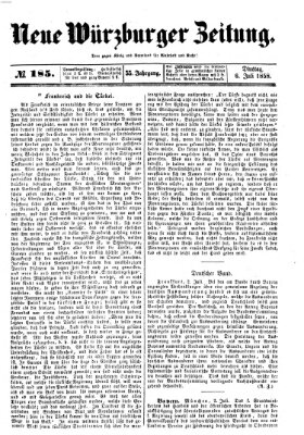 Neue Würzburger Zeitung Dienstag 6. Juli 1858