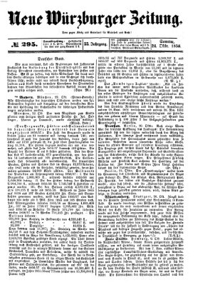 Neue Würzburger Zeitung Sonntag 24. Oktober 1858