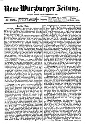 Neue Würzburger Zeitung Dienstag 23. November 1858