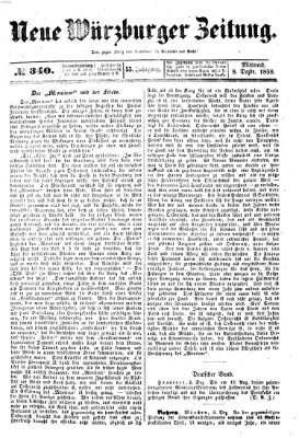 Neue Würzburger Zeitung Mittwoch 8. Dezember 1858