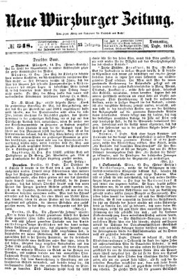 Neue Würzburger Zeitung Donnerstag 16. Dezember 1858