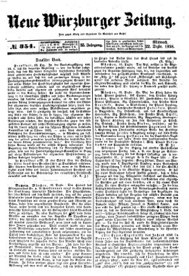 Neue Würzburger Zeitung Mittwoch 22. Dezember 1858