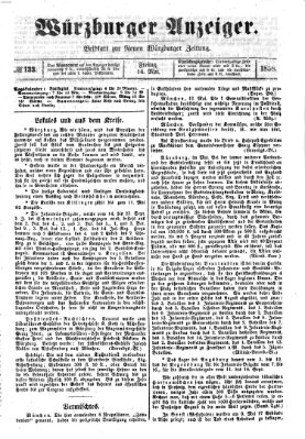 Würzburger Anzeiger (Neue Würzburger Zeitung) Freitag 14. Mai 1858