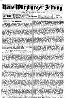 Neue Würzburger Zeitung Montag 2. Mai 1859