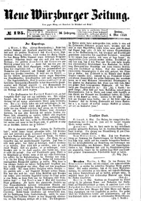 Neue Würzburger Zeitung Freitag 6. Mai 1859