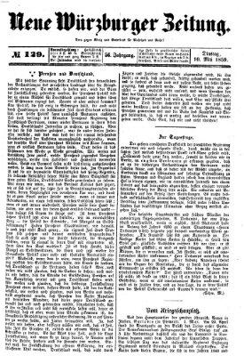 Neue Würzburger Zeitung Dienstag 10. Mai 1859