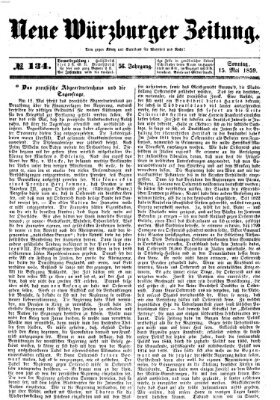 Neue Würzburger Zeitung Sonntag 15. Mai 1859