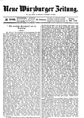 Neue Würzburger Zeitung Dienstag 17. Mai 1859