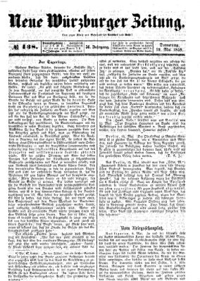 Neue Würzburger Zeitung Donnerstag 19. Mai 1859