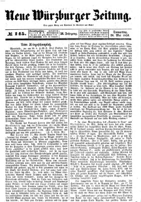 Neue Würzburger Zeitung Donnerstag 26. Mai 1859