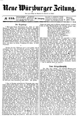 Neue Würzburger Zeitung Sonntag 5. Juni 1859