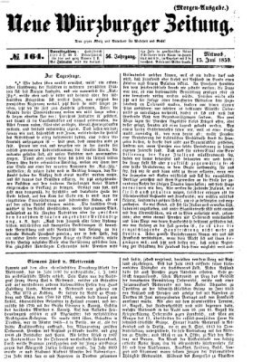 Neue Würzburger Zeitung Mittwoch 15. Juni 1859