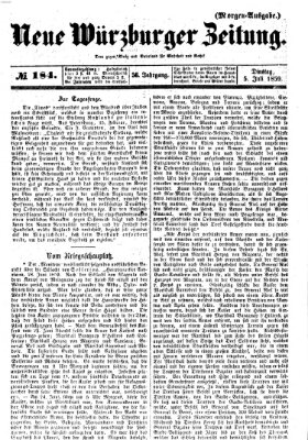 Neue Würzburger Zeitung Dienstag 5. Juli 1859