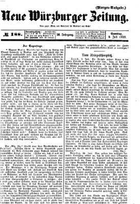 Neue Würzburger Zeitung Samstag 9. Juli 1859