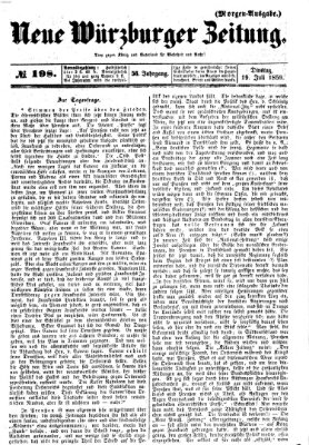 Neue Würzburger Zeitung Dienstag 19. Juli 1859