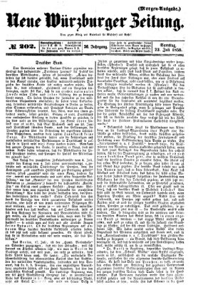 Neue Würzburger Zeitung Samstag 23. Juli 1859