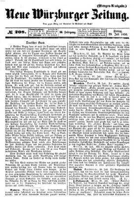 Neue Würzburger Zeitung Freitag 29. Juli 1859