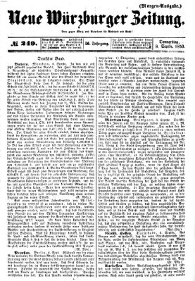 Neue Würzburger Zeitung Donnerstag 8. September 1859