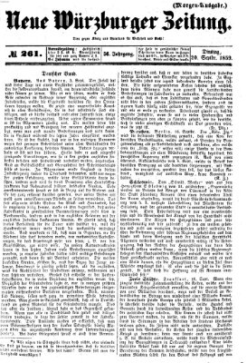 Neue Würzburger Zeitung Dienstag 20. September 1859