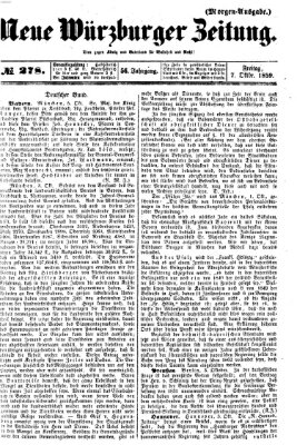 Neue Würzburger Zeitung Freitag 7. Oktober 1859