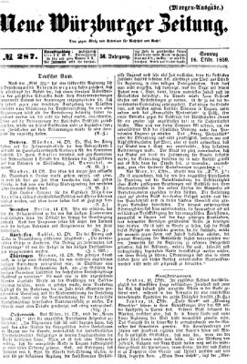 Neue Würzburger Zeitung Sonntag 16. Oktober 1859