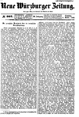 Neue Würzburger Zeitung Samstag 5. November 1859