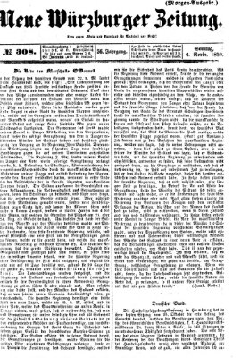 Neue Würzburger Zeitung Sonntag 6. November 1859