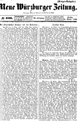 Neue Würzburger Zeitung Freitag 18. November 1859