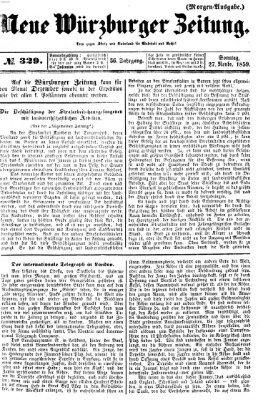 Neue Würzburger Zeitung Sonntag 27. November 1859