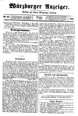 Würzburger Anzeiger (Neue Würzburger Zeitung) Sonntag 8. Mai 1859