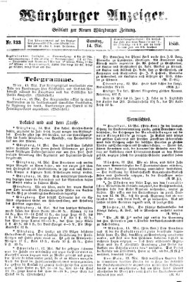 Würzburger Anzeiger (Neue Würzburger Zeitung) Samstag 14. Mai 1859