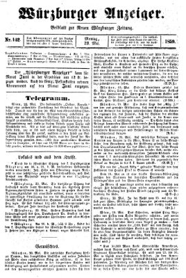 Würzburger Anzeiger (Neue Würzburger Zeitung) Montag 23. Mai 1859