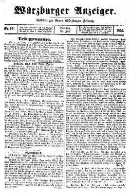 Würzburger Anzeiger (Neue Würzburger Zeitung) Samstag 18. Juni 1859